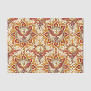 Phoenix Fire Mandala Spiritual Design Pattern Art Tissue Paper
