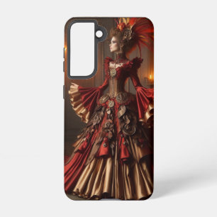 Phoenix Fire Queen Steampunk Victorian Industrial Samsung Galaxy Case