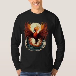 Phoenix Firebird Mythical Bird Splash Artwork Phoe T-Shirt