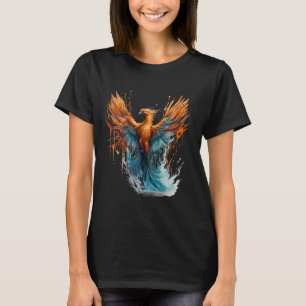 Phoenix Firebird Rejuvenation Mythical Bird Artwor T-Shirt