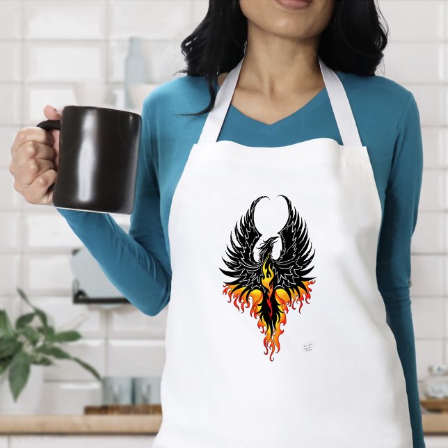 Phoenix Firebird Tribal Flames Standard Apron (Creator Uploaded)
