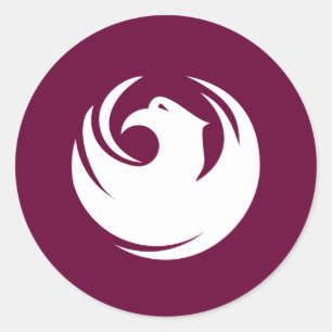 Phoenix Flag Classic Round Sticker
