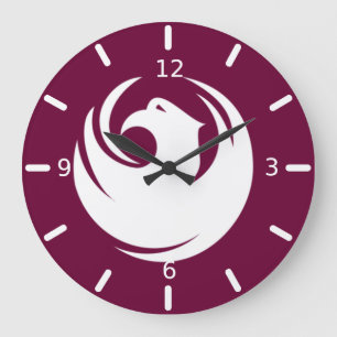 Phoenix flag Large Clock