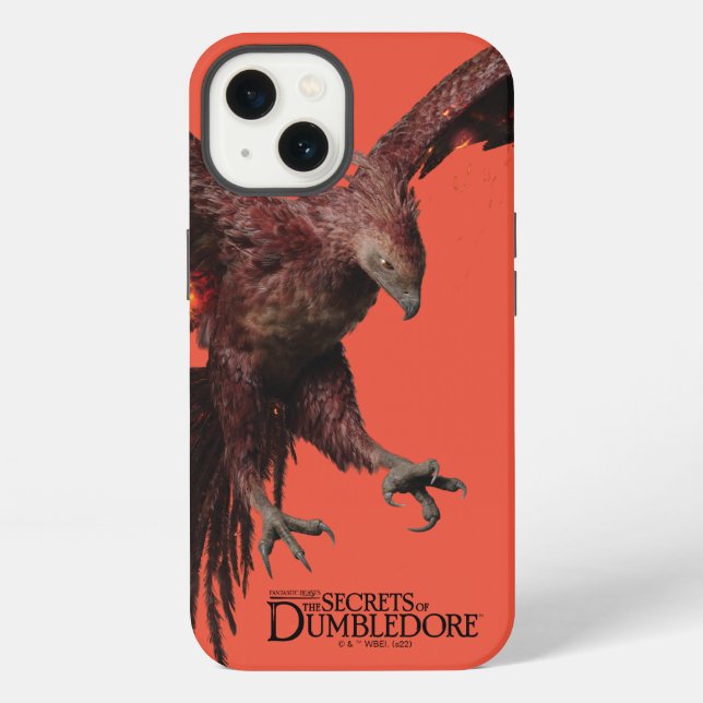 Phoenix Flying Graphic iPhone Case (Back)