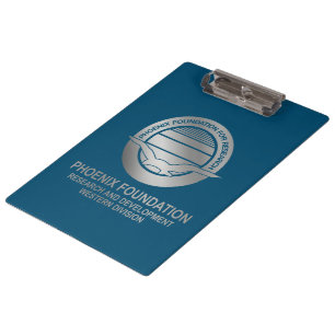 Phoenix Foundation (R&D West) Faux Silver Clipboard