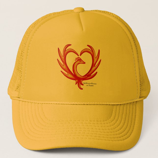 Phoenix Heart, MeWarriorWoman on Twitch  Trucker Hat (Front)