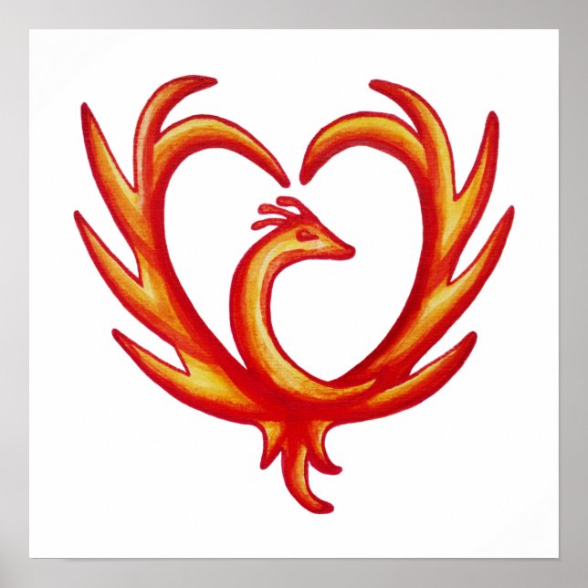 Phoenix Heart Poster (Front)