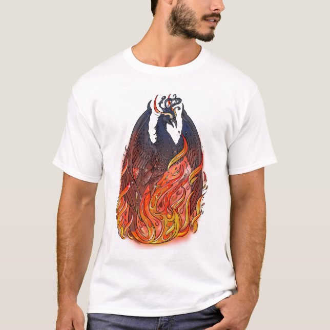 Phoenix in flames T-Shirt (Front)