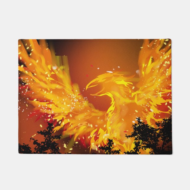 Phoenix in Flight Doormat (Front)