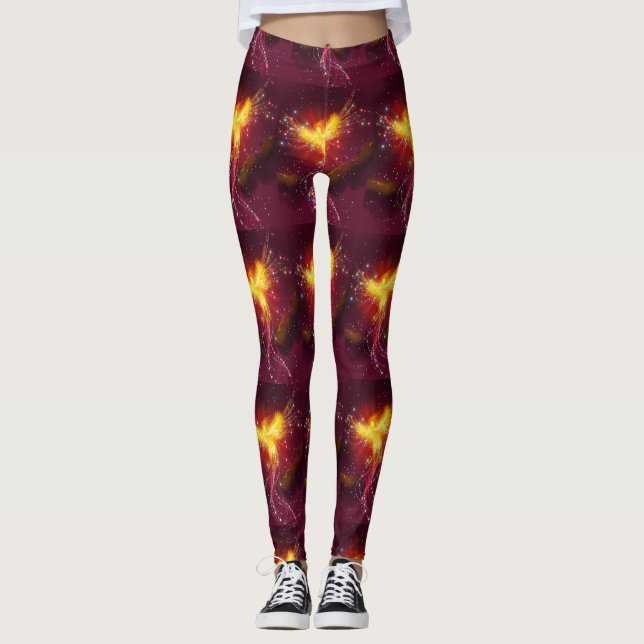 Phoenix in Flight Leggings (Front)