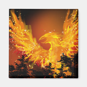 Phoenix in Flight Magnet