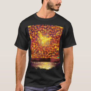 Phoenix in Maze Over River T-Shirt