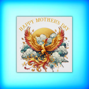 Phoenix in the Clouds Happy Mother's Day   Poster