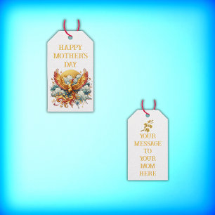 Phoenix in the Clouds Mother's Day Gift Tags