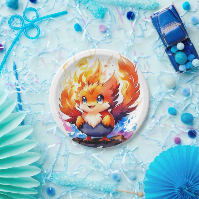 Phoenix Kids Birthday Paper Plate (Party)