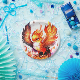 Phoenix Kids Birthday Paper Plate