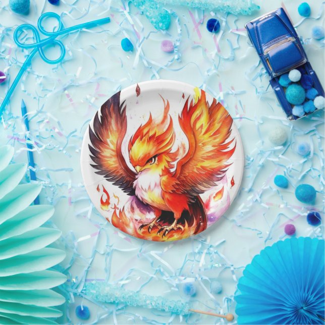 Phoenix Kids Birthday Paper Plate (Party)