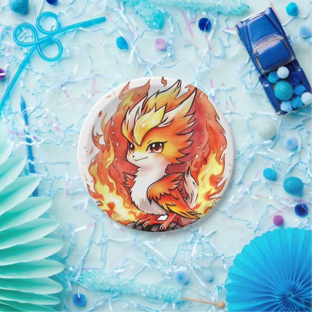 Phoenix Kids Birthday Paper Plate (Party)