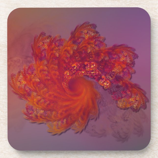 Phoenix Lament Cork Coaster (Front)