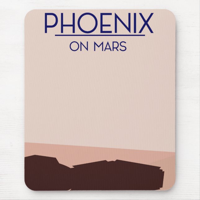Phoenix lander on Mars. Mouse Pad (Front)