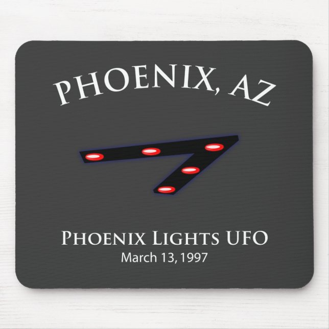 Phoenix Lights UFO Mouse Pad (Front)