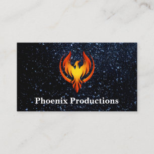 Phoenix Logo   Space Business Card