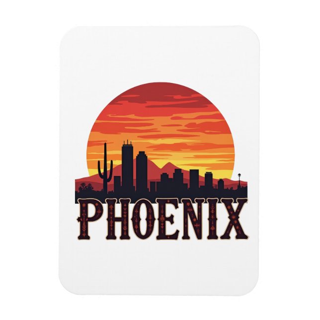 Phoenix Magnet (Vertical)