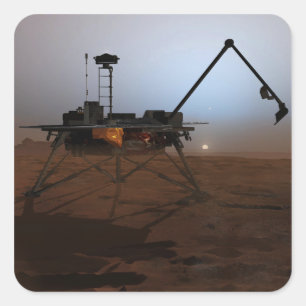 Phoenix Mars Lander 4 Square Sticker