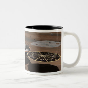 Phoenix Mars Lander 5 Two-Tone Coffee Mug