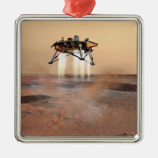 Phoenix Mars Lander Metal Tree Decoration (Front)