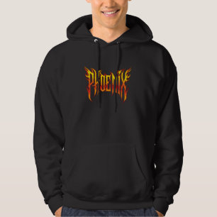 Phoenix Motivational Flames Fireman Firefighter Me Hoodie