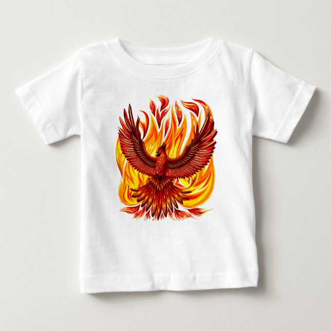 Phoenix mythological immortal Creature Baby T-Shirt (Front)