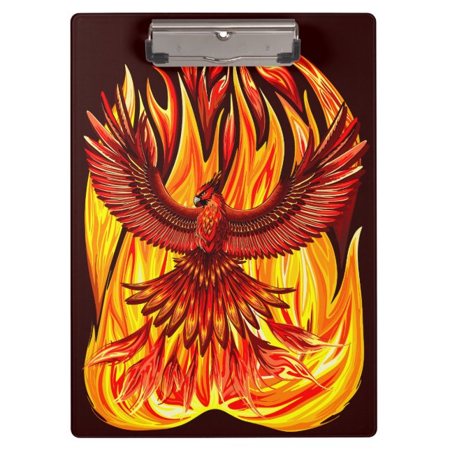 Phoenix mythological immortal Creature Clipboard (Front)