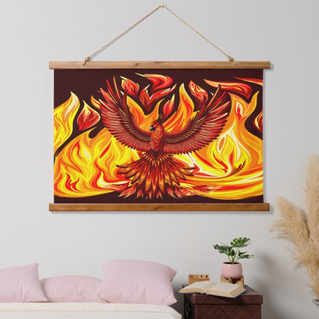 Phoenix mythological immortal Creature Hanging Tapestry (Bedroom)