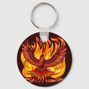 Phoenix mythological immortal Creature Key Ring