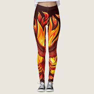 Phoenix mythological immortal Creature Leggings