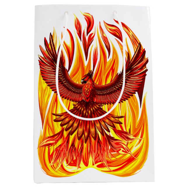 Phoenix mythological immortal Creature Medium Gift Bag (Front)