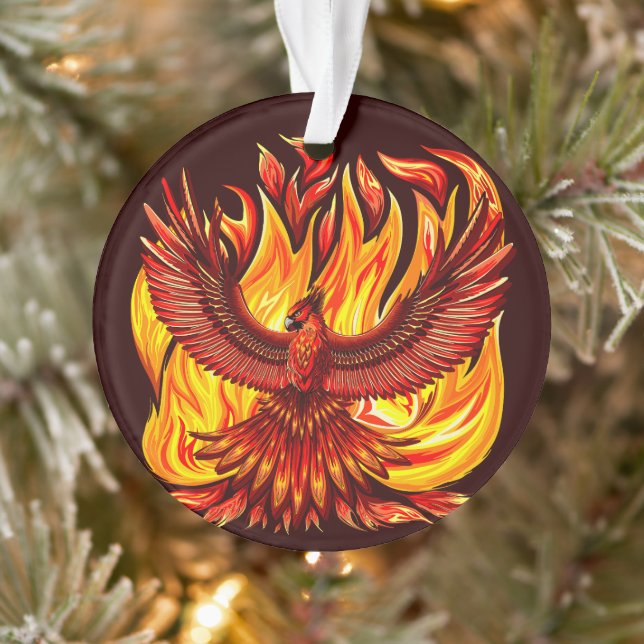 Phoenix mythological immortal Creature Ornament (Tree)