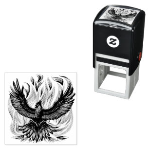Phoenix mythological immortal Creature Self-inking Stamp
