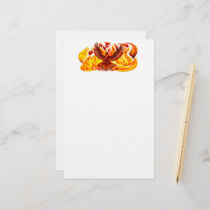 Phoenix mythological immortal Creature Stationery