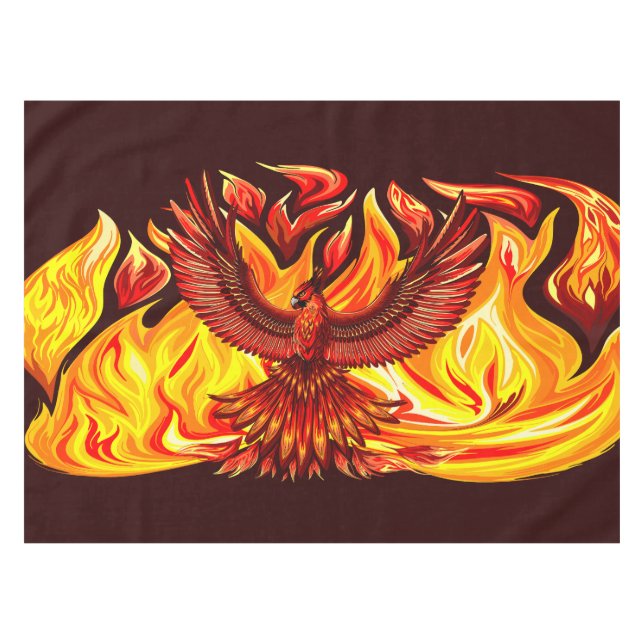 Phoenix mythological immortal Creature Tablecloth (Front (Horizontal))