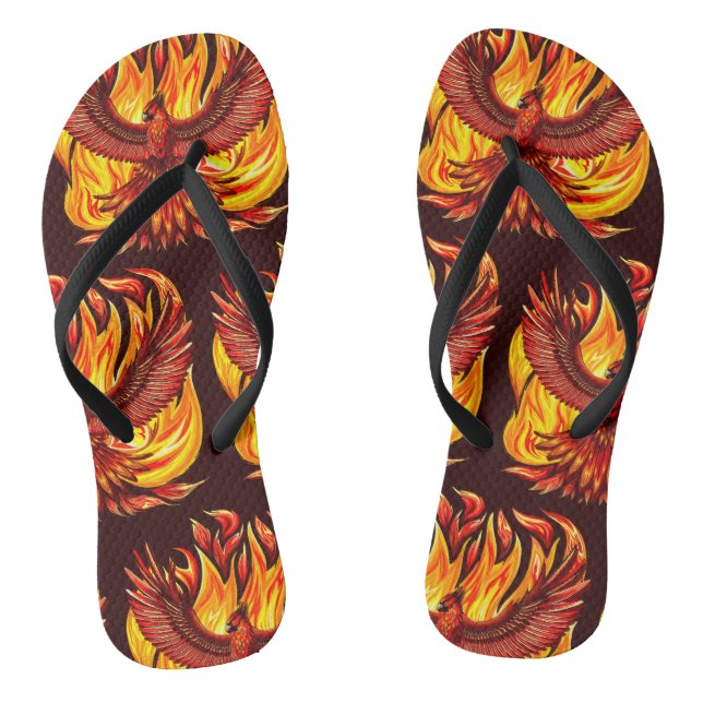Phoenix mythological immortal Creature Thongs (Footbed)