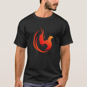 Phoenix Mythologist Firebird Rising Bird Fire Flam T-Shirt