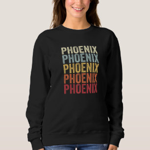 Phoenix New York Phoenix NY Retro Vintage Text Sweatshirt
