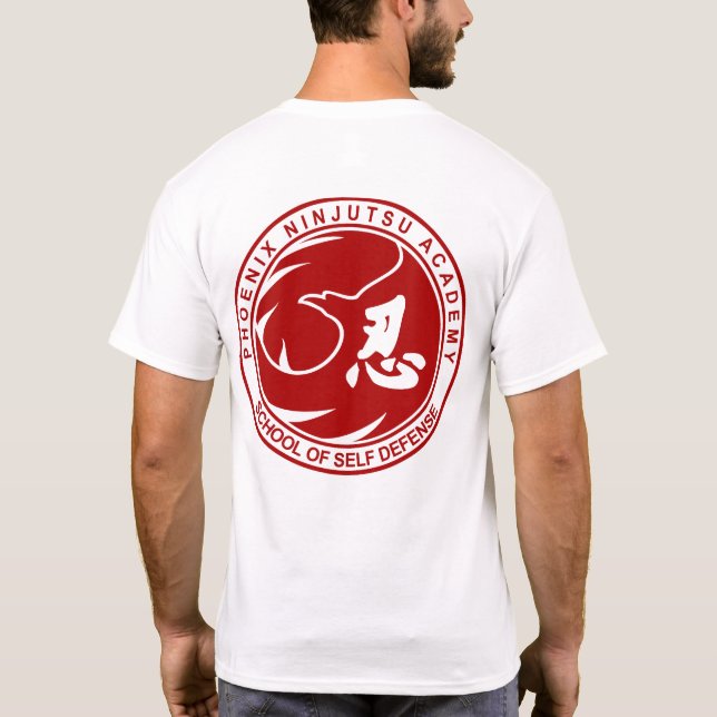 Phoenix Ninjutsu Academy School of Self Defence T-Shirt (Back)