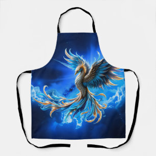 Phoenix of the Sapphire Dawn Apron