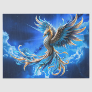 Phoenix of the Sapphire Dawn Tissue Paper