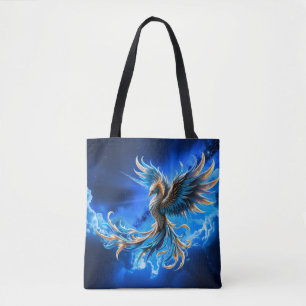 Phoenix of the Sapphire Dawn Tote Bag