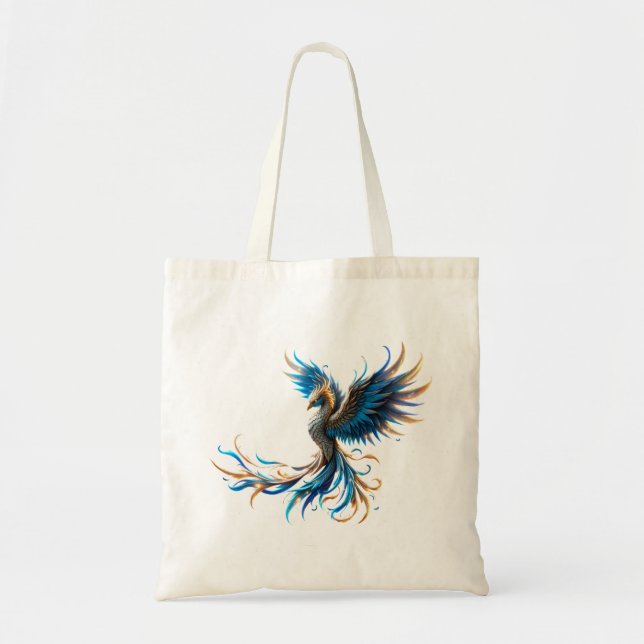 Phoenix of the Sapphire Dawn  Tote Bag (Front)
