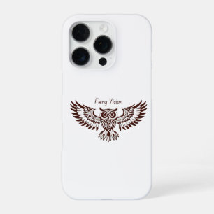 Phoenix Owl – Fiery Vision iPhone 16 Pro Case